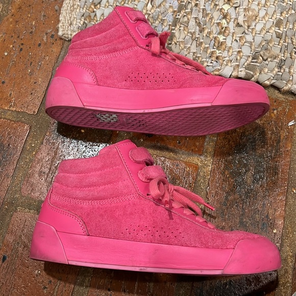 Rag & bone Nova hot pink high top sneakers size 7 - Picture 4 of 12